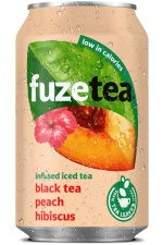 Fuze Tea Black Tea Peach&Hibiscus 24x33cl