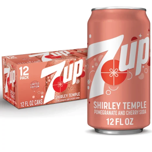 7up Shirley Temple (Pomegranate and Cherry Soda) 12x355ml