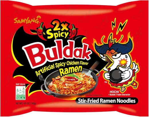 Samyang Buldak 2xSpicy Hot Chicken Ramen 5x140gr
